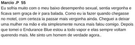 onde comprar endurance blue funciona mesmo